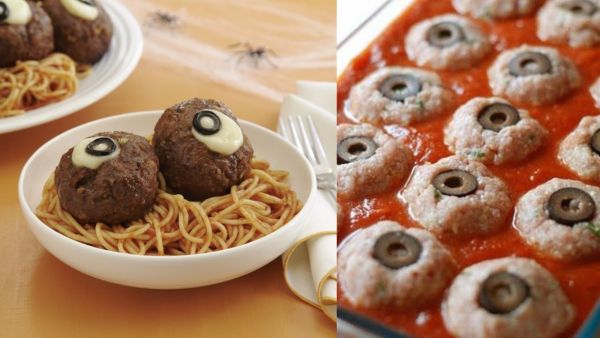 وصفات الهالووين: كرات اللحم على شكل عيون