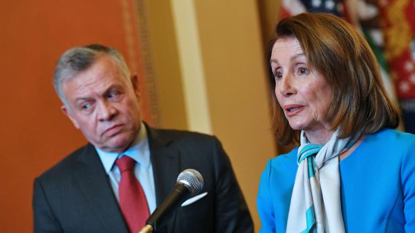 House Speaker Nancy Pelosi, right, said Saturday's visit came at 'a critical time for the security and stability of the region'. (AFP/ File Photo)