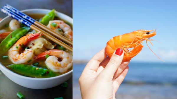 شوربة الروبيان والخضار