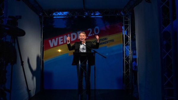 Bjoern Hoecke, top co-candiate for Thuringian state elections of the far-right AfD (Alternative for Germany) party (Twitter) Bjoern Hoecke, top co-candiate for Thuringian state elections of the far-right AfD (Alternative for Germany) party (Twitter)