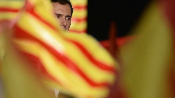 Spanish liberal Ciudadanos party leader and candidate for prime minister, Albert Rivera, delivers a speech during their last campaign rally in Barcelona on November 8, 2019 ahead of the November 10 general election. PAU BARRENA / AFP Spanish liberal Ciudadanos party leader and candidate for prime minister, Albert Rivera, delivers a speech during their last campaign rally in Barcelona on November 8, 2019 ahead of the November 10 general election. PAU BARRENA / AFP