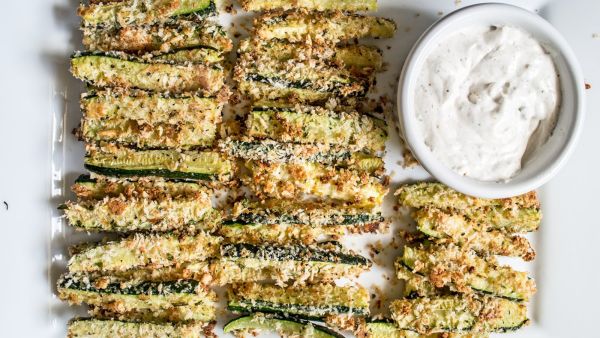 أصابع الكوسا بالبارميزان