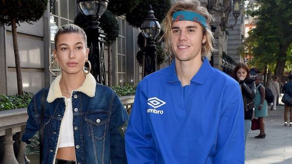 Justin Bieber with Hailey Baldwin  (Twitter)