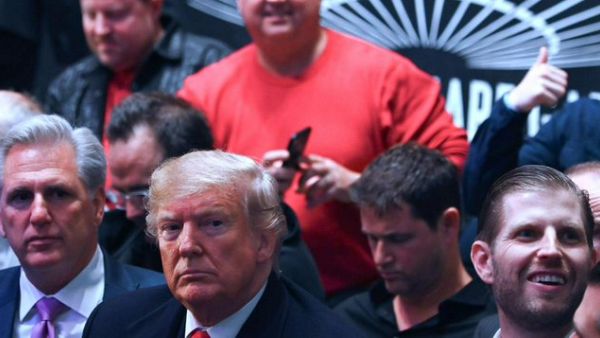 Trump booed at UFC event in New York City (Twitter)
