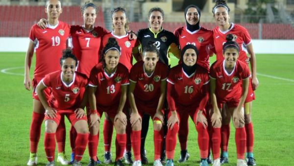Women’s football team in Jordan (Twitter)