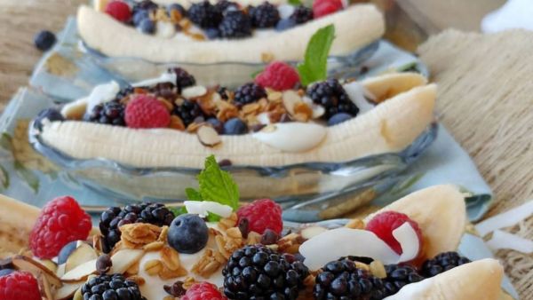 بانانا سبليت للإفطار