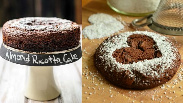 كعكة اللوز والريكوتا بالشوكولاته خالية من الغلوتين