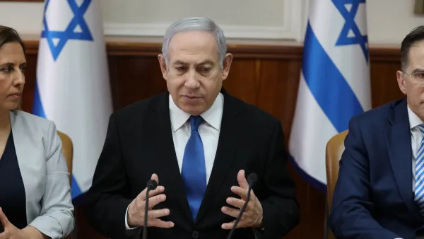 Israeli Prime Minister Benjamin Netanyahu chairs the weekly cabinet meeting at his office in Jerusalem on December 1, 2019. Abir SULTAN / POOL / AFP