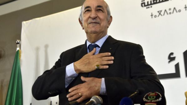 Abdelmadjid Tebboune, a former ally of Algeria's deposed leader Abdelaziz Bouteflika was elected yesterday president of the protest-wracked country in a widely boycotted vote, sparking another outpouring of anger on the streets today. RYAD KRAMDI / AFP Abdelmadjid Tebboune, a former ally of Algeria's deposed leader Abdelaziz Bouteflika was elected yesterday president of the protest-wracked country in a widely boycotted vote, sparking another outpouring of anger on the streets today. RYAD KRAMDI / AFP