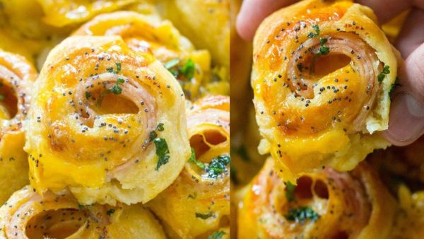 لفائف لحم الديك الرومي مع الجبن