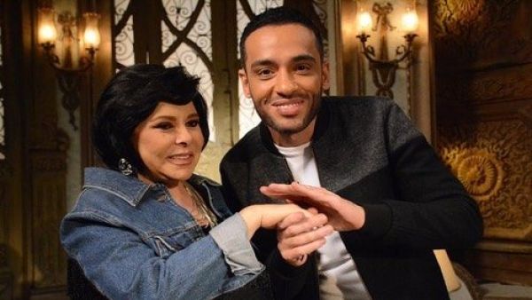 الفنان والملحن المصري رامي جمال والفنانة إسعاد يونس 