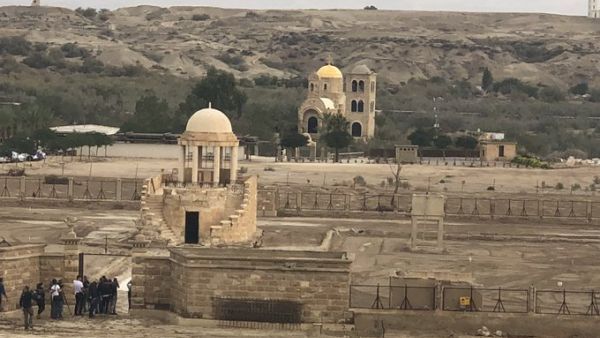 Jesus’s baptism site in Jordan (Twitter)