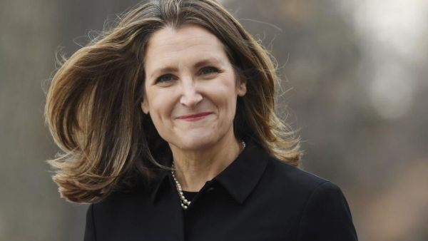 Ex-Canadian Foreign Minister Chrystia Freeland (Twitter)