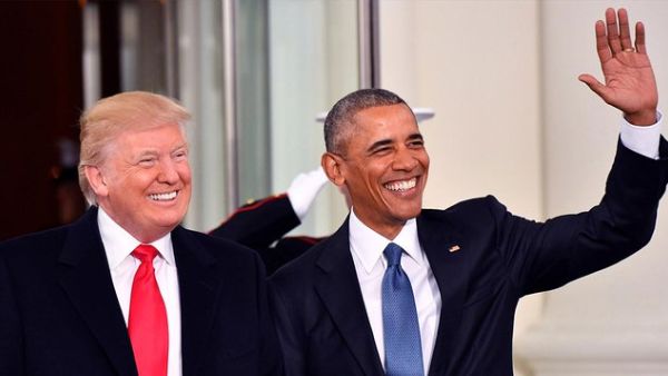 Barack Obama and Donald Trump (Twitter)