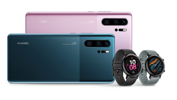 يستوحي هاتف HUAWEI P30 Pro ألوانه من الطبيعة لتزويد المستخدمين بلونيين جديدين هما اللون الأزرق المتموج Mystic Blue والأرجواني Misty Lavender  ليقدموا للمستخدمين خيارات أكثر.