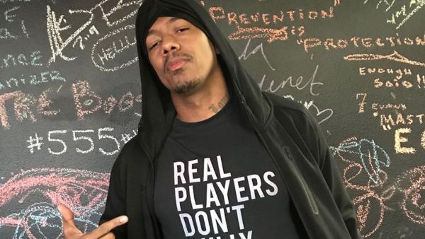 Nick was dressed in a Santa suit that looked a little too big for him.