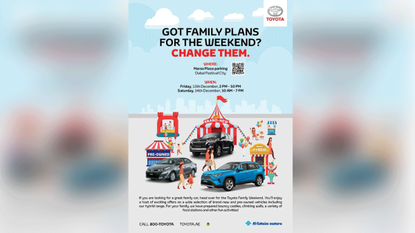 Need a Plan for the Weekend? Al-Futtaim Toyota Has Got You Sorted With the ‘Toyota Family Weekend’ 