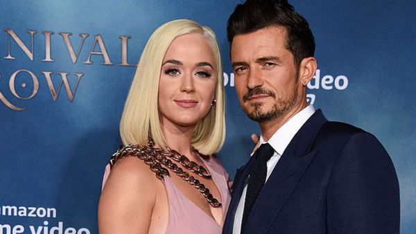 Orlando and Katy became engaged on Valentine's Day in 2019