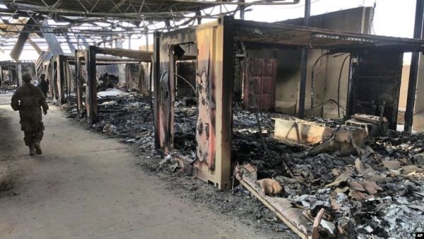 تعرضت القاعدة الواقعة في محافظة الأنبار، لوابل من الصواريخ الإيرانية الأربعاء الماضي،