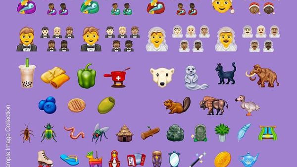 A collection of the new emoji images approved for use in 2020, incluidng the transgender symbol and flag (bottom right) and, for natural history lovers, the dodo and the mammoth. (emojipedia)