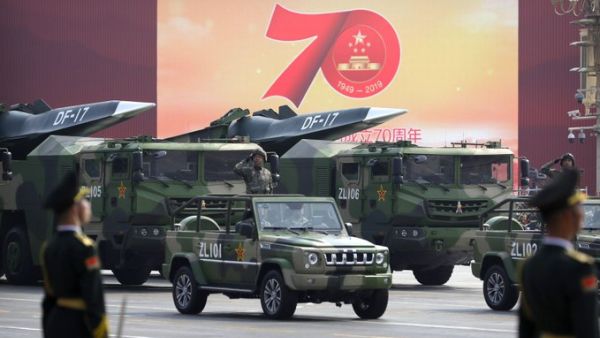 Beijing also showed off its DF-26 missile, known as the “Guam Killer” (Twitter)
