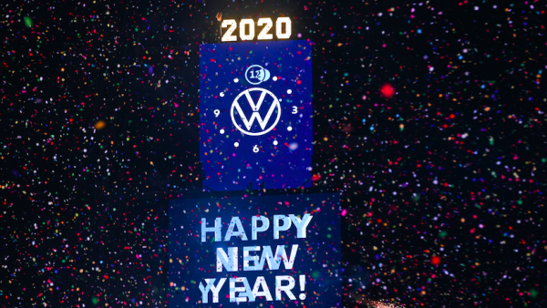 General view of atmosphere during the Times Square New Year's Eve 2020 Celebration on December 31, 2019 in New York City. Noam Galai/Getty Images/AFP