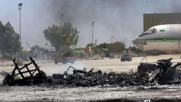 Tripoli's main airport Tripoli International was damaged in fighting this summer (AFP)