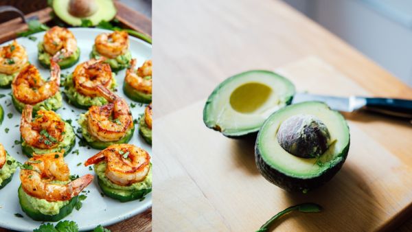 مقبلات الأفوكادو والروبيان