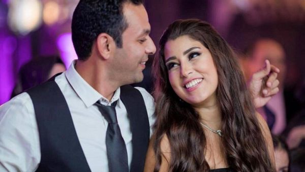 آيتن عامر تحتفل بعيد ميلاد زوجها