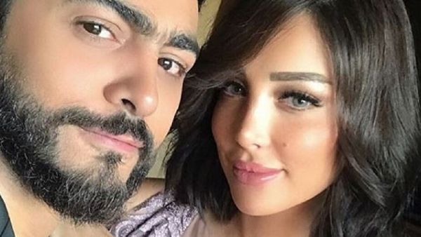 الظهور الأحدث لابنتي تامر حسني و بسمة بوسيل