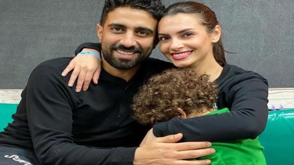 كارمن سليمان و زوجها يحتفلان بعيد ميلاد (زين)