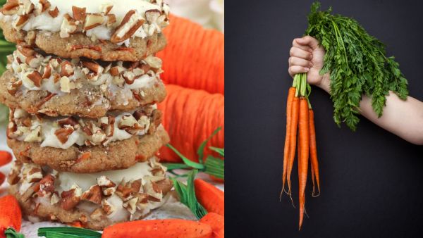 كوكيز الجزر مع الجبن الكريمي والجوز