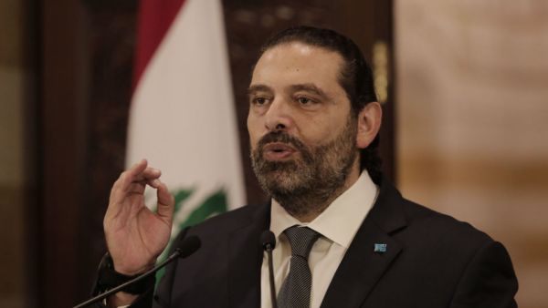 سعد الحريري رئيس حكومة تصريف الأعمال في لبنان