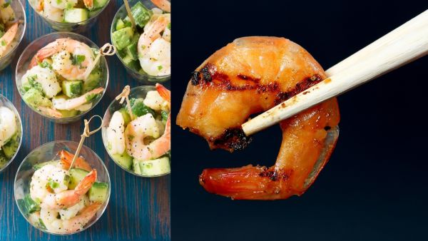 وصفة سلطة الروبيان المشوي بالليمون