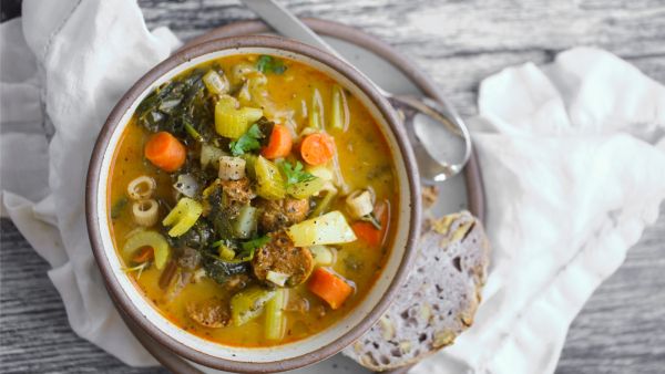 حساء الخضروات الشتوي