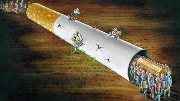 (Photos of cartoons: Turkish Green Crescent)