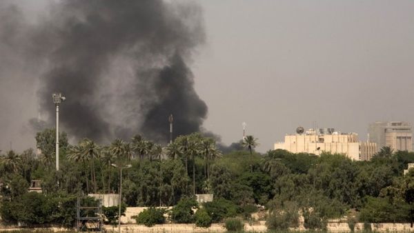 Baghdad's fortified Green Zone (Twitter)