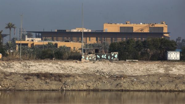 Multiple rockets hit near the US embassy in Iraq's capital early today, an American military source said, the latest in a flurry of attacks against US assets in the country. AHMAD AL-RUBAYE / AFP