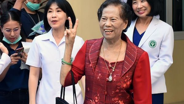 Jaimuay Sae-ung, who developed pneumonia, was the first Thai national to catch the deadly virus. She has defied the ‘one-in-a-million’ odds to survive her battle with the coronavirus. (EPA)