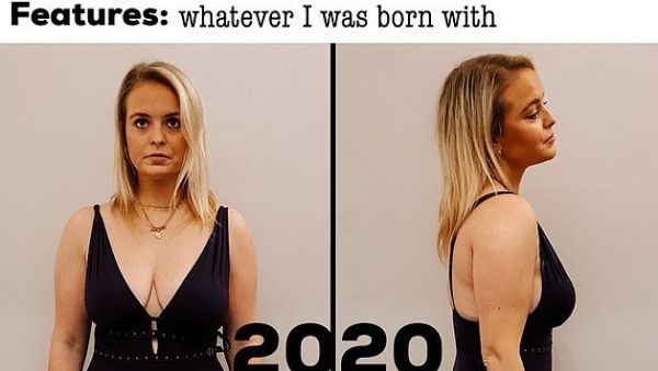 Alex (pictured as herself in 2020) said young girls felt they needed to live up to a certain ideal that was unrealistic (Instagram)