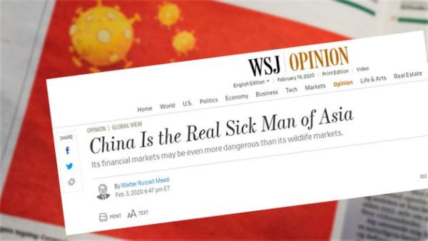 Racist editorial gets 3 Wall Street Journal reporters fired from China. (AFP & WSJ)