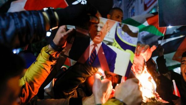 In Gaza, protests were held after Friday prayers in many locations. AFP