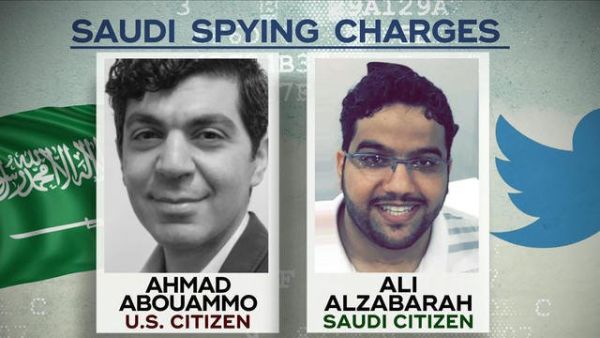 Ahmad Abouammo, a U.S. citizen, and Ali Alzabarah, a Saudi citizen, were charged with acting as agents of Saudi Arabia (Twitter)