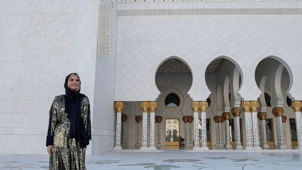 Ivanka was welcomed by Mona Al Marri, managing director and chairperson of the Board of Directors of the Dubai Women Establishment (DWE). (Twitter)