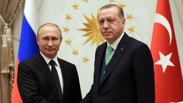 Russian President Putin, Turkish President Erdogan (Twitter)