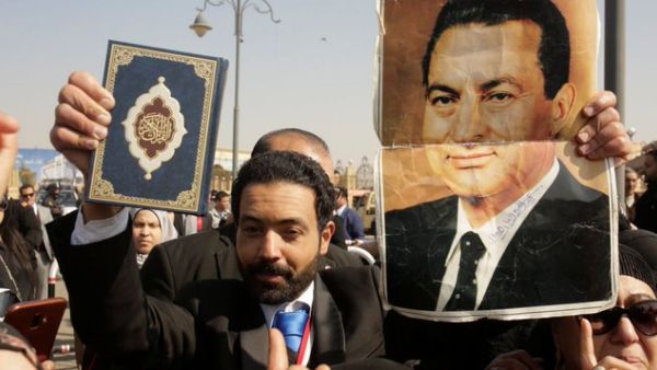 Mubarak’s funeral (Twitter)