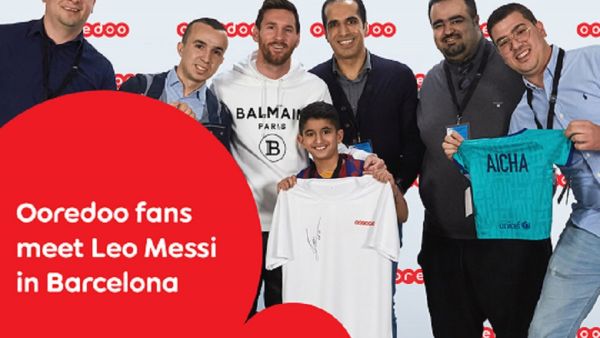 Ooredoo تقيم فعالية خاصة للمشجعين لمقابلة السفير العالمي لعلامتها التجارية ليو ميسي في برشلونة