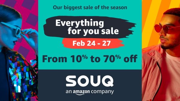 Shoppers can take advantage of SOUQ ’s same day delivery for ‘Fulfilled by SOUQ’ (FBS) products in both Riyadh and Jeddah