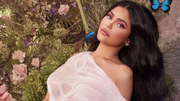 The Kylie Skin mogul sported a flawless complexion, and a nude lip. 