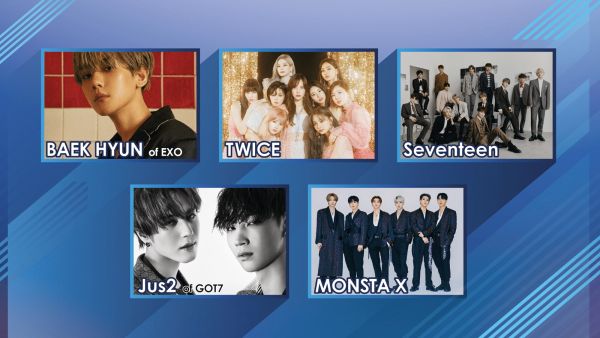 See TWICE, Baekhyun, Monsta X and more live next month